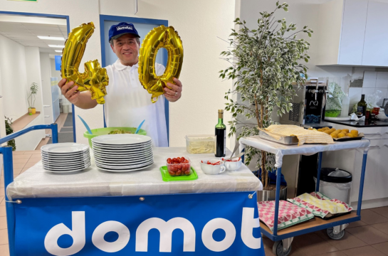 Mitarbeiter 40 Jahr Jubiläum bei Domotec
