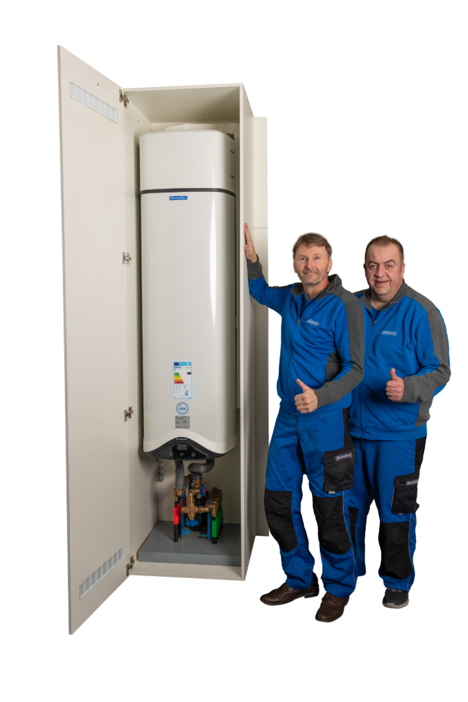Zwei Domotec Handwerker
