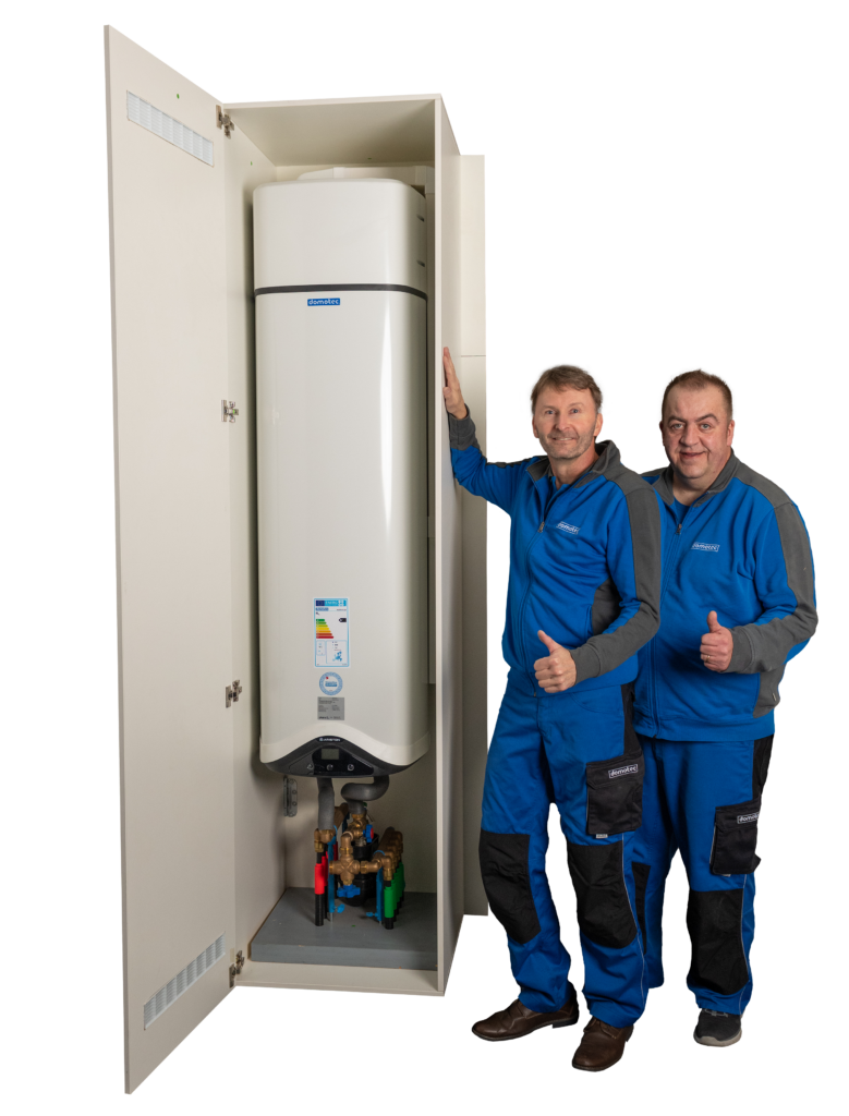 Zwei Domotec Handwerker