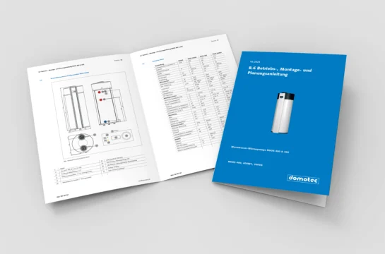 Betriebs-, Montage- und Planungsanleitung für die Warmwasser-Wärmepumpe NUOS – Installation, Bedienung und Wartung