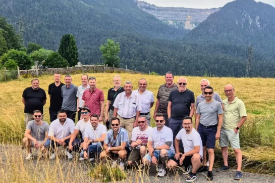 Team des Verkaufsmeeting