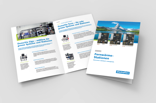 Titelblatt Farbbroschuere Fernwaerme